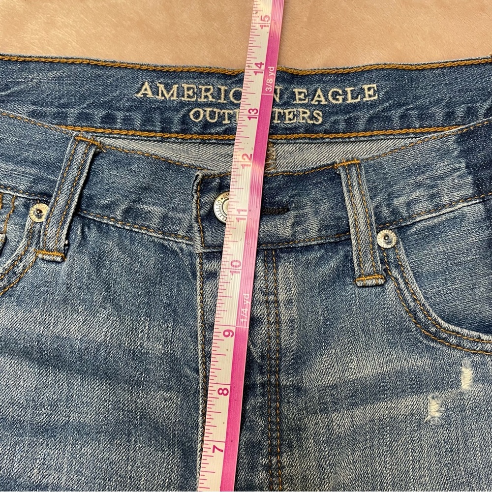 American Eagle distressed vintage hi-rise festival short size 12 - Picture 7 of 11